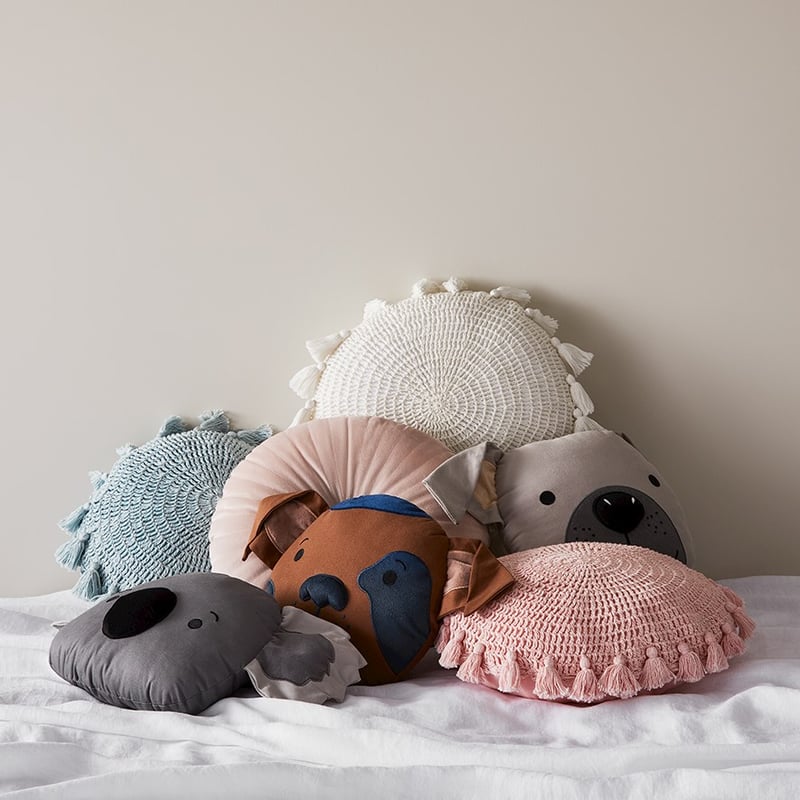Crochet Cushion Pink