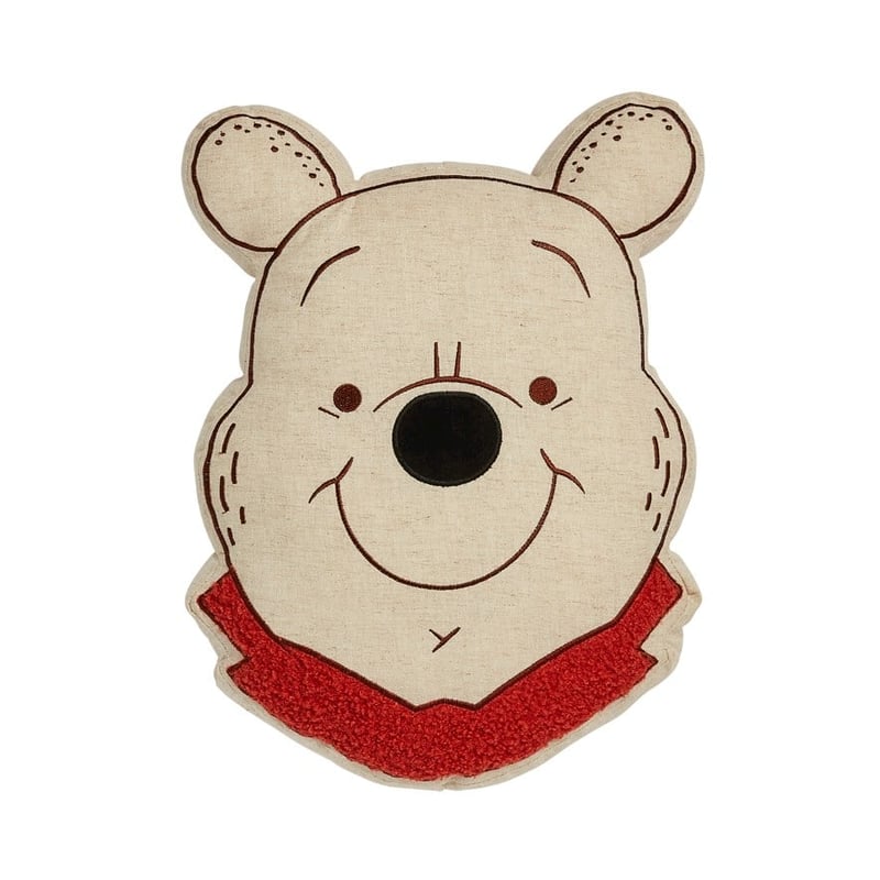 Disney Winnie The Pooh Natural Pooh Bear Face Cushion