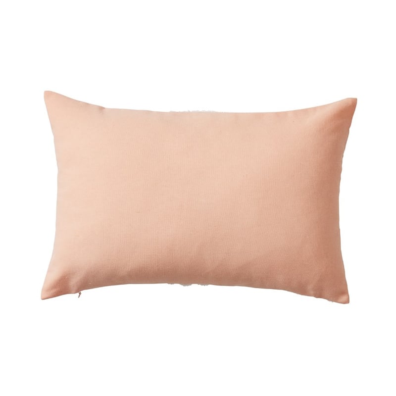 Tufted Peach Daisy Cushion