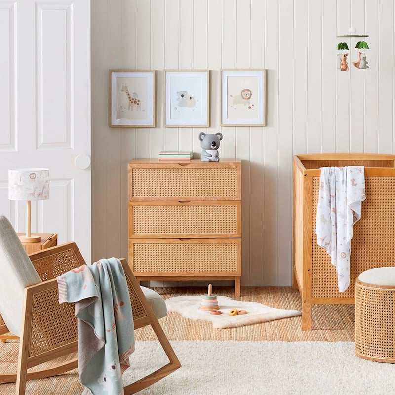 Arden Natural Rattan Chest of Drawers