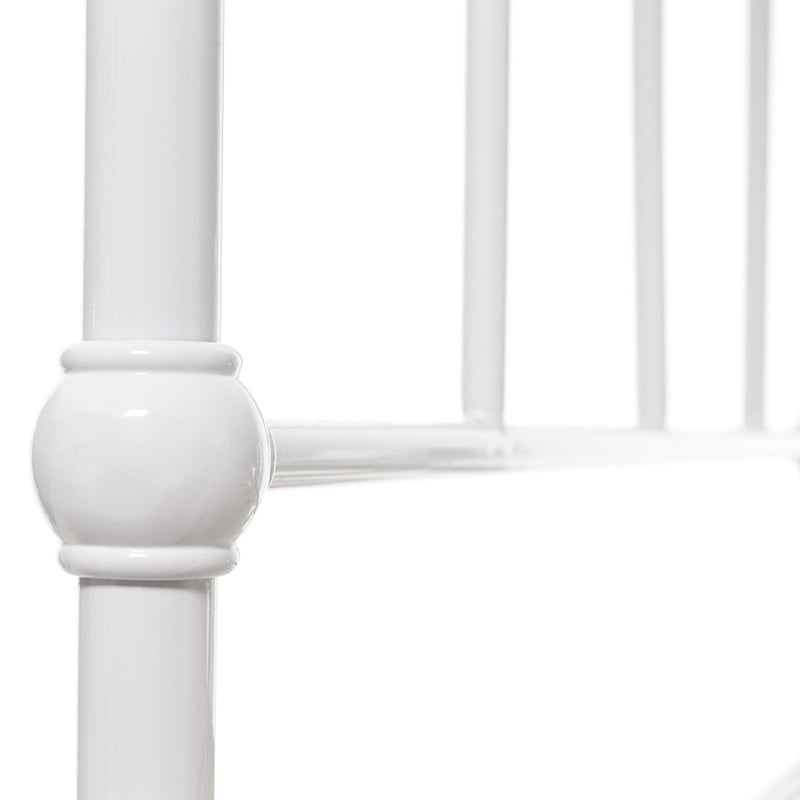Marley Iron Bed White
