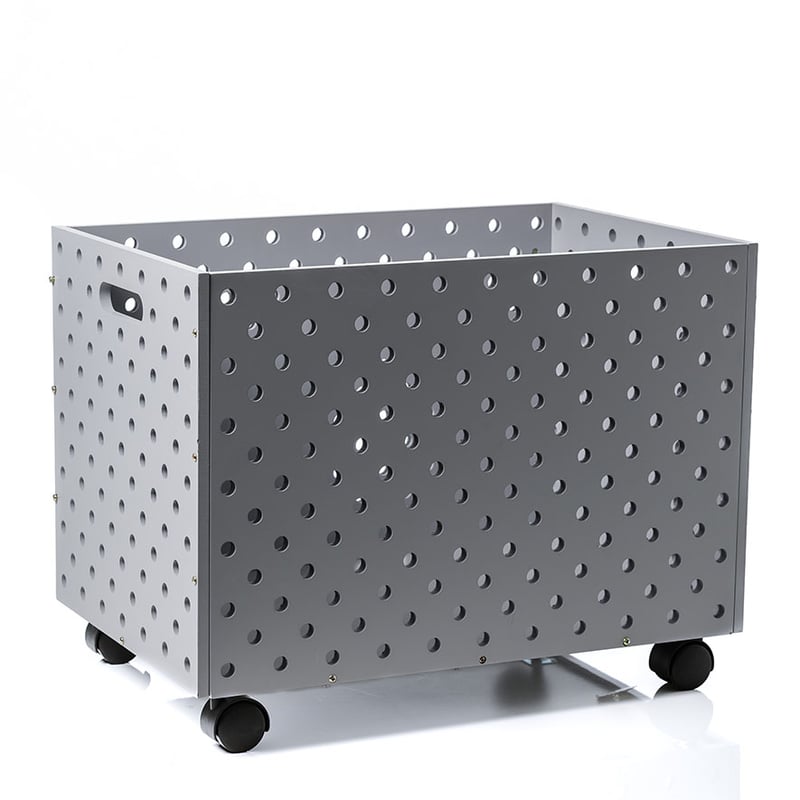 Toy Box on Wheels Pale Grey
