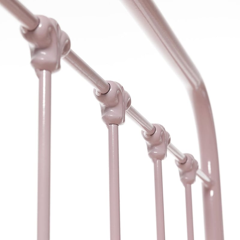 Arabella Iron Bed Pale Pink 