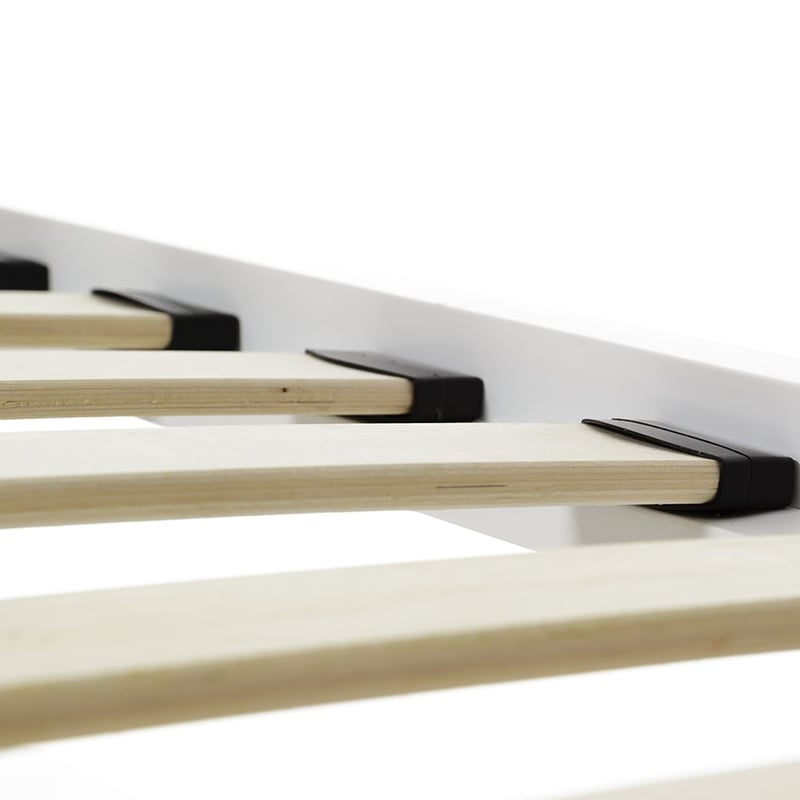 Vintage Iron Bed White 