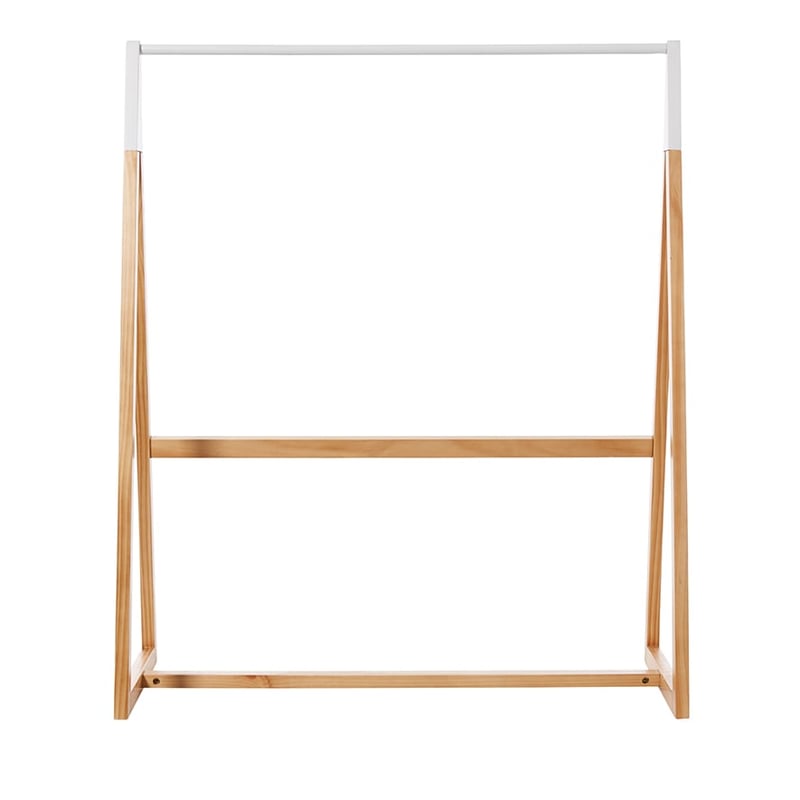 Jax Clothes Rack White & Natural