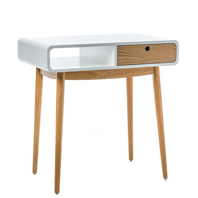 Jax Desk White & Natural