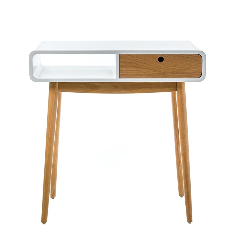 Jax Desk White & Natural