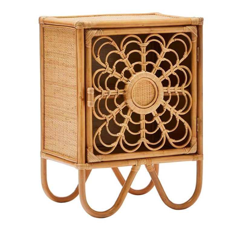 Oasis Rattan Honey 1 Door Side Table