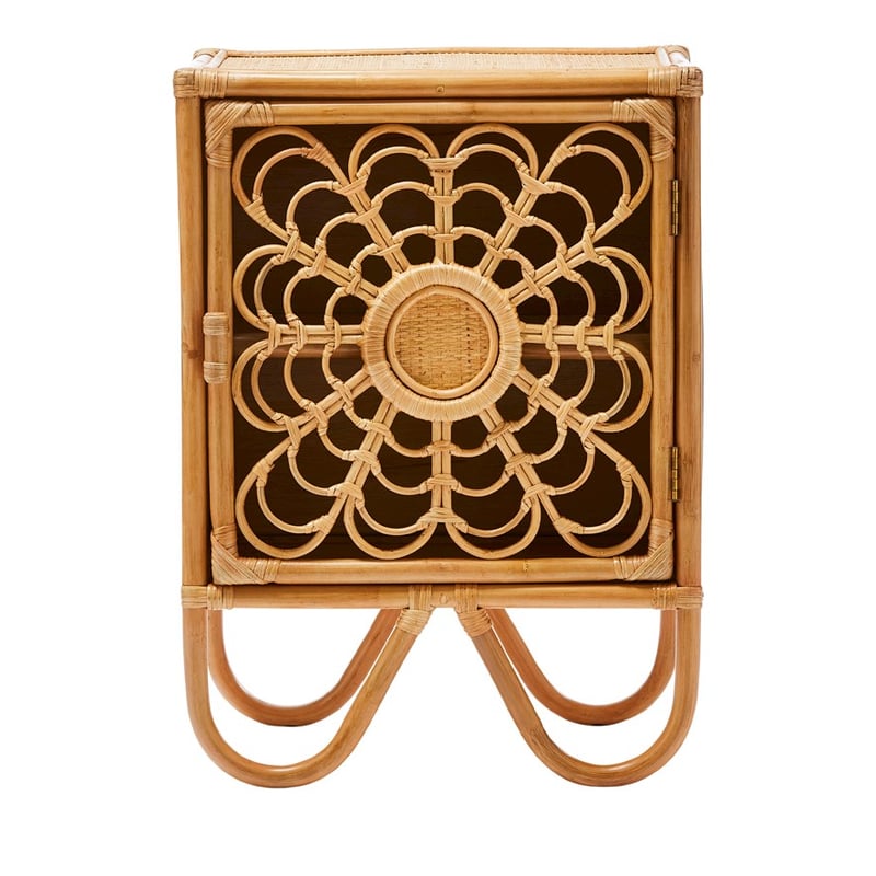 Oasis Rattan Honey 1 Door Side Table