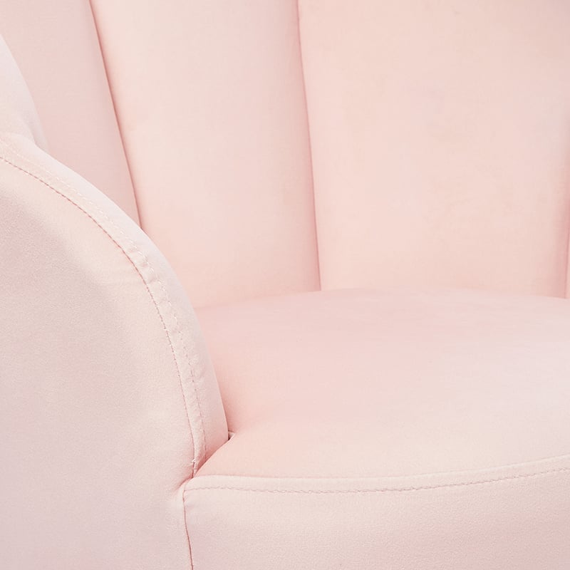 Shelly Furniture Collection Pink 1 Seater Chair