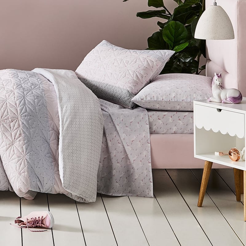 Sophia Furniture Collection White 1 Drawer Bedside Table