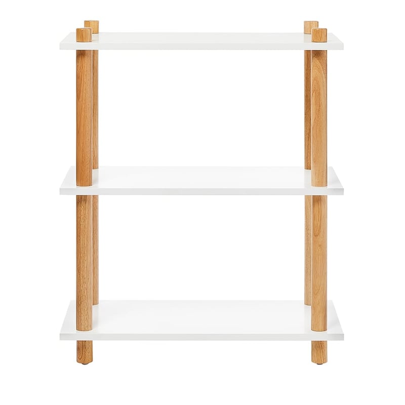 Piper White & Natural 3 Tier Bookshelf   