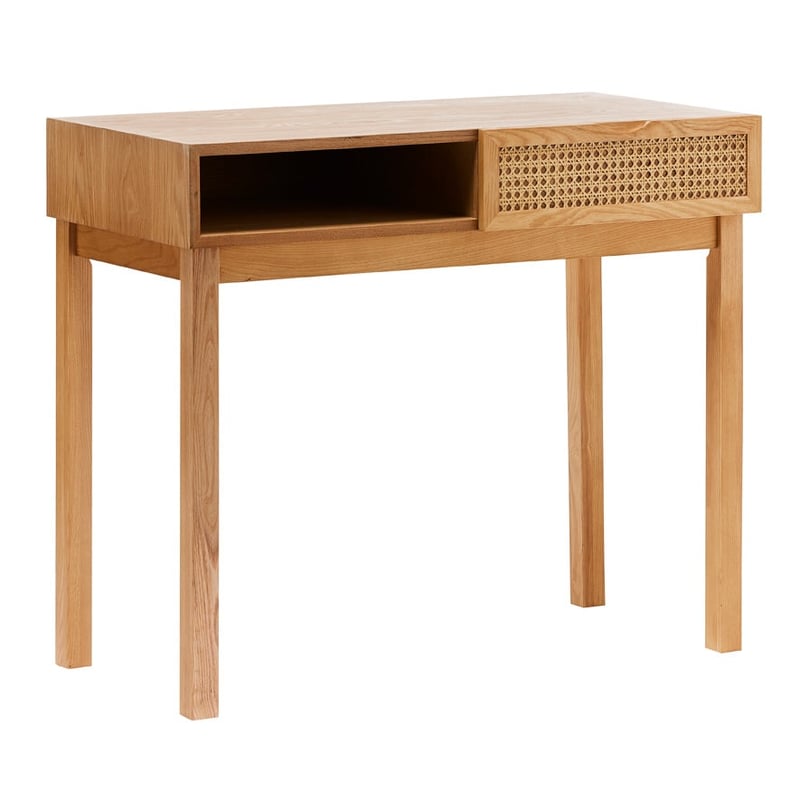 Arden Natural 1 Drawer Desk
