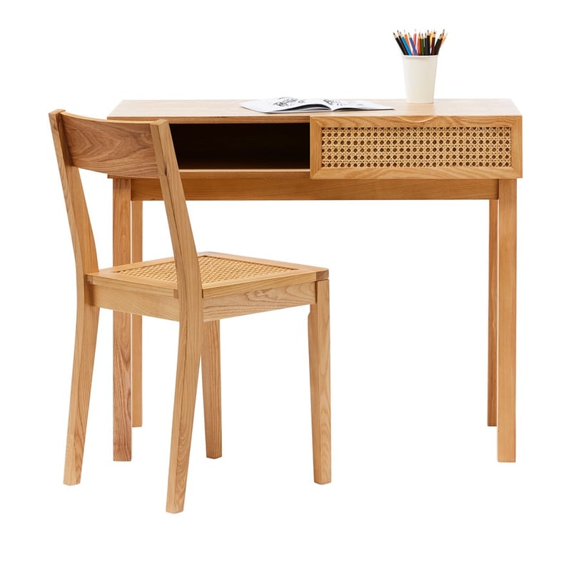 Arden Natural 1 Drawer Desk