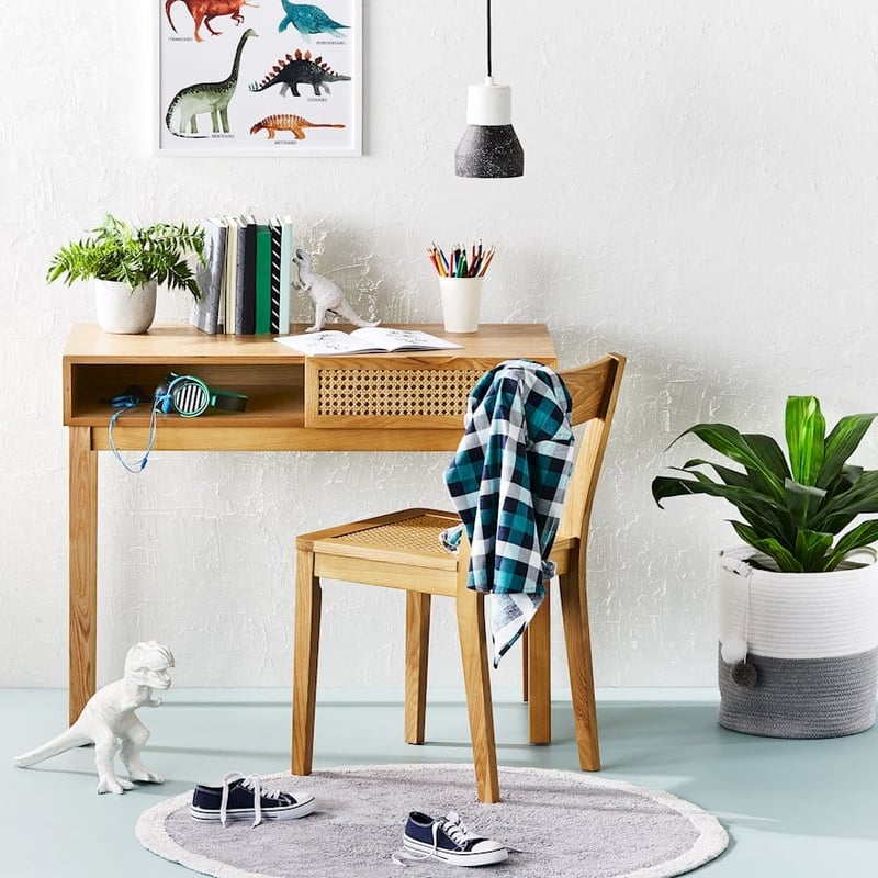 Arden Natural 1 Drawer Desk