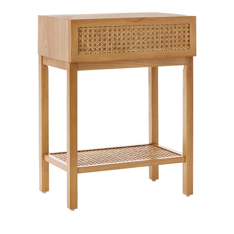 Arden Natural 1 Drawer Bedside Table 