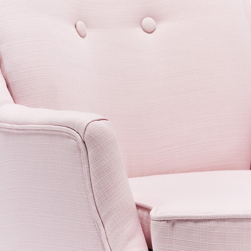 Holland Pink 1 Seater Arm Chair