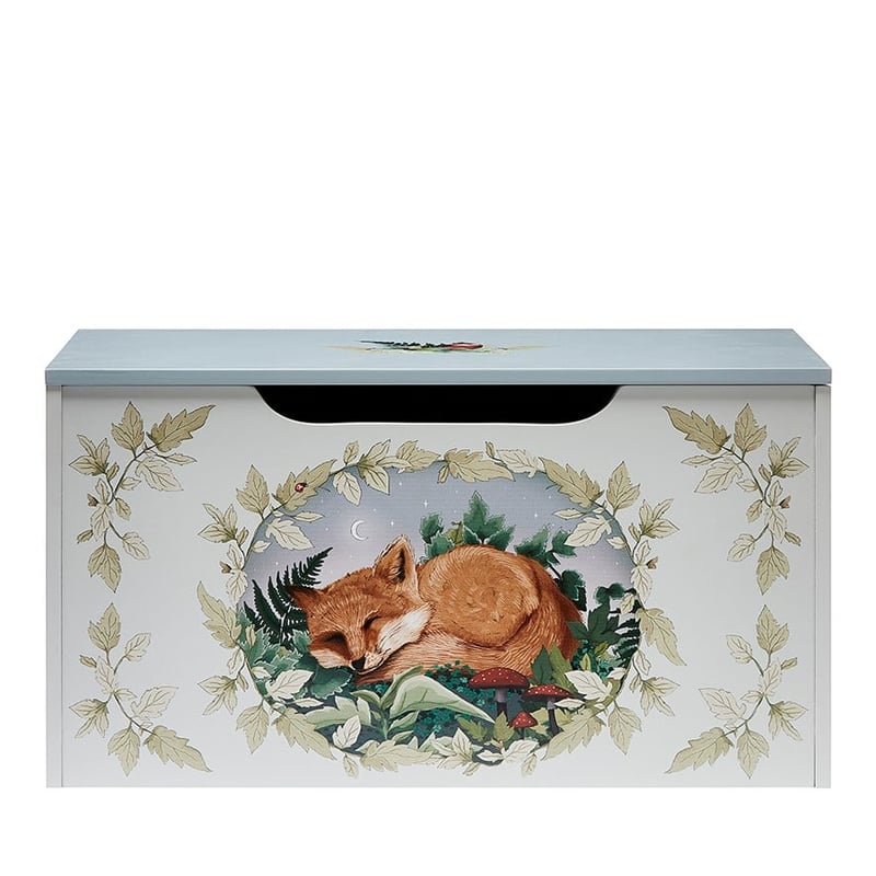 Fleur Harris Blue Woodland Fox Toy Box  