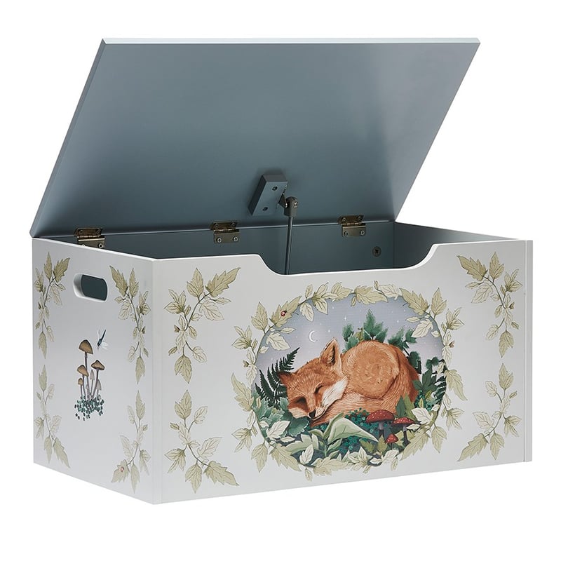 Fleur Harris Blue Woodland Fox Toy Box  
