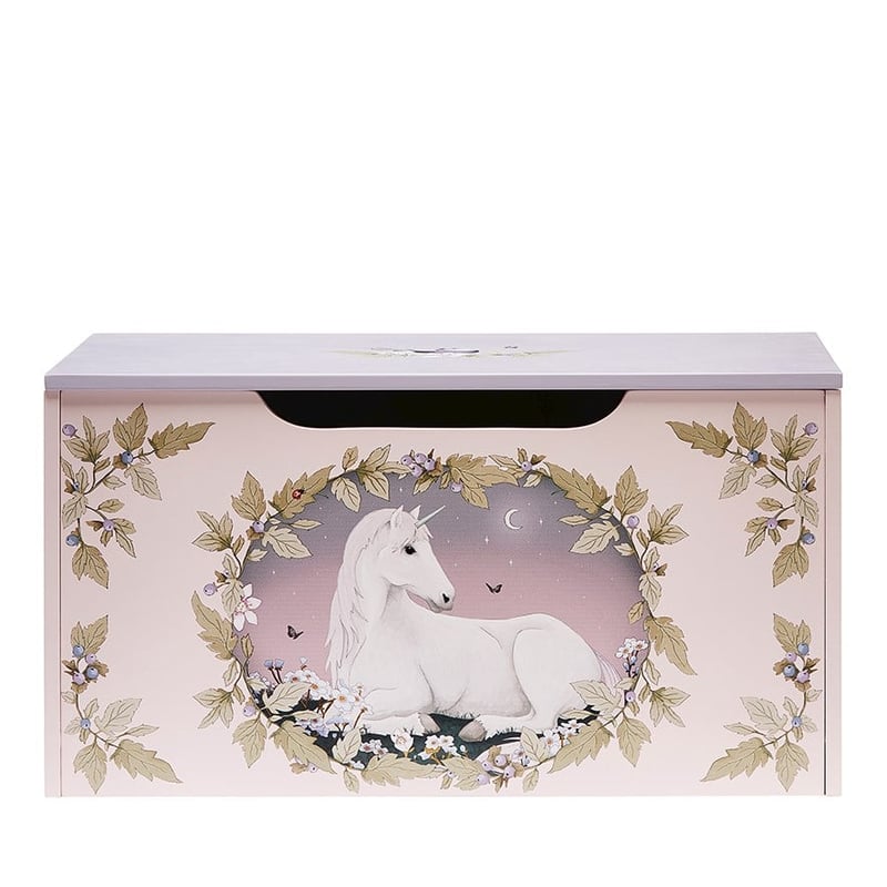 Fleur Harris Pink Woodland Unicorn Toy Box