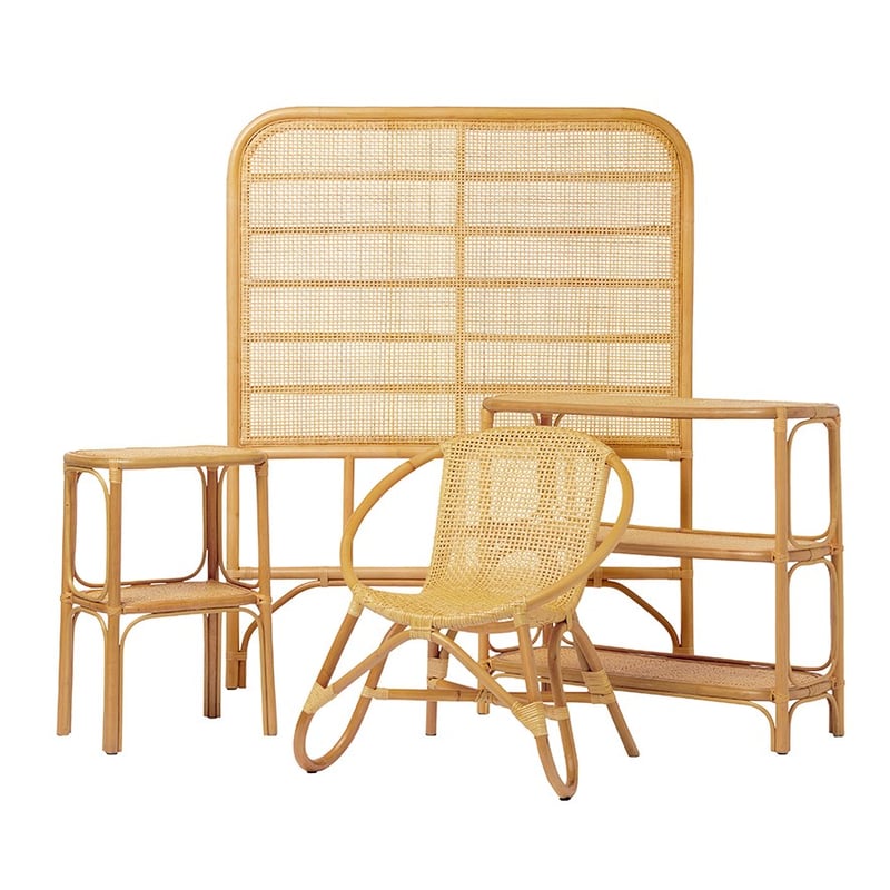 Marlo Natural Rattan Bedhead