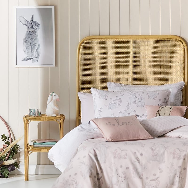 Marlo Natural Rattan Bedhead