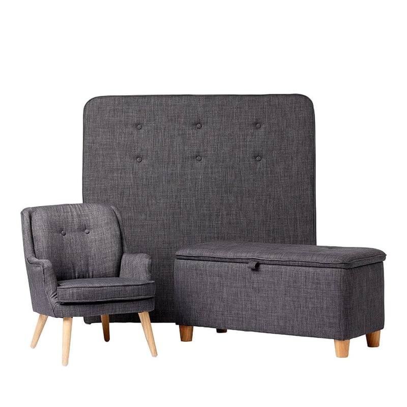 Holland Charcoal Bedhead