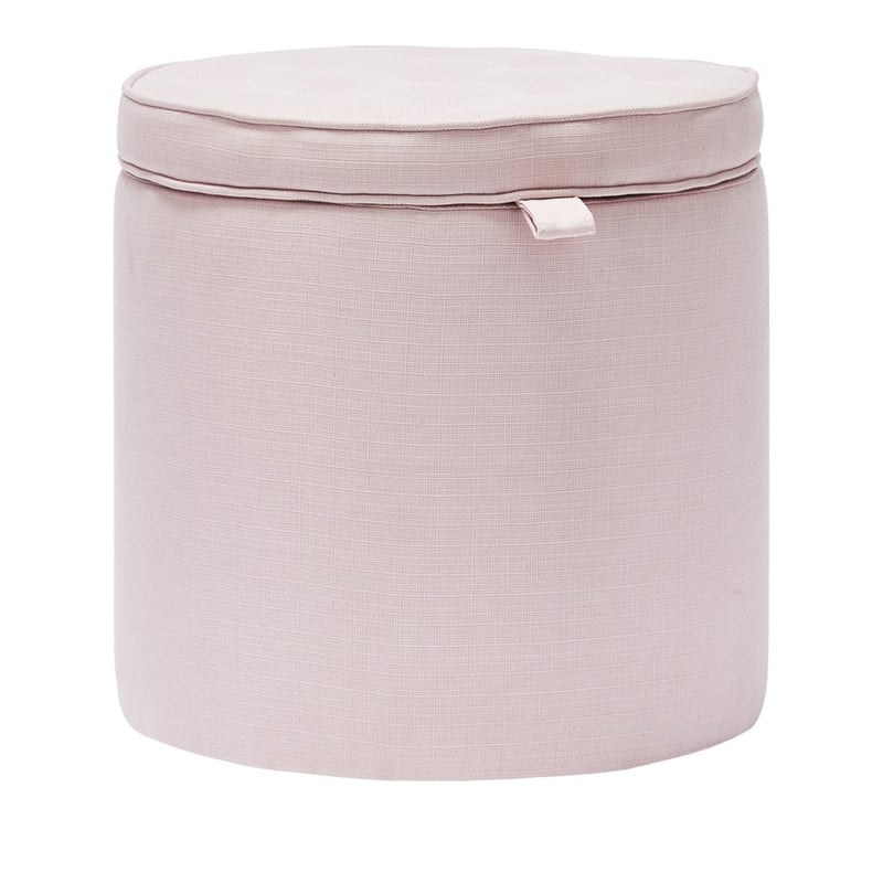 Holland Pink Storage Ottoman