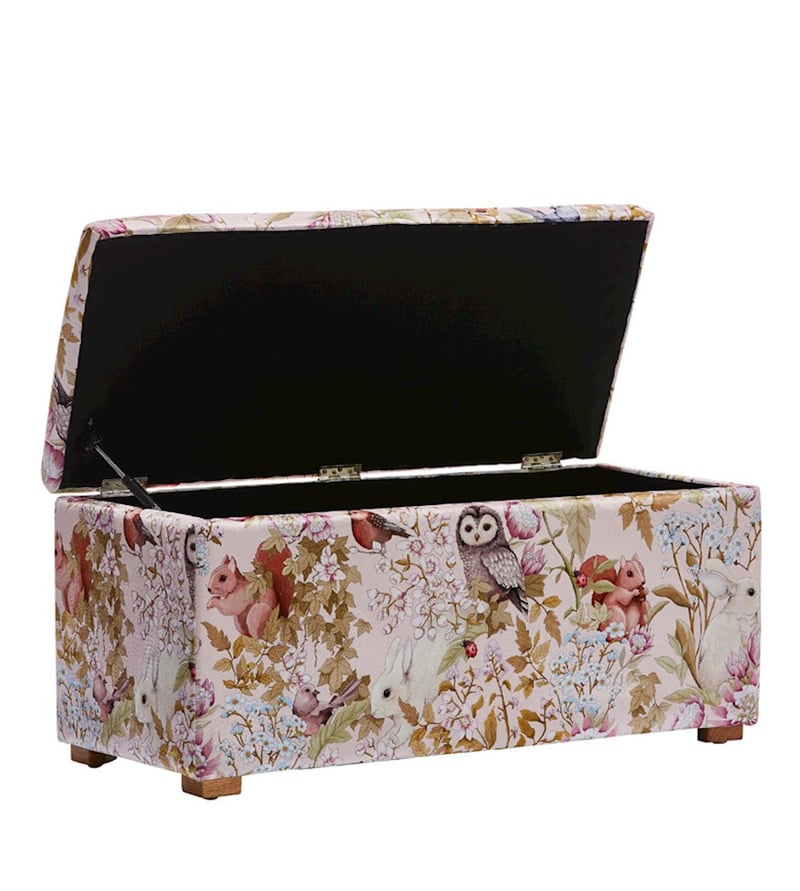 Fleur Harris Woodlands Pink Blanket Box