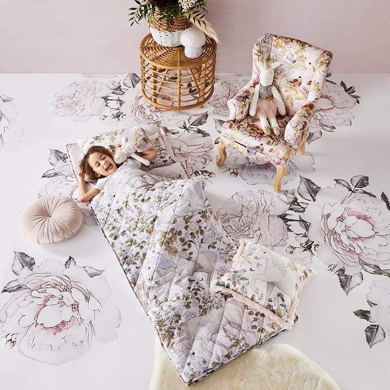 Fleur Harris Woodlands Pink Mini Armchair