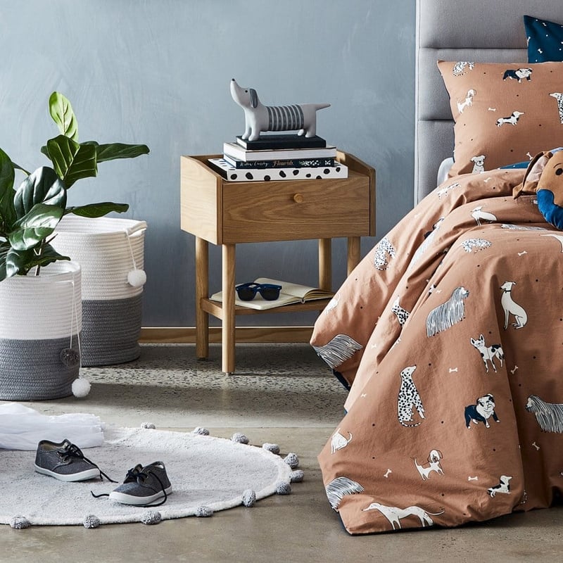 Chester Natural 1 Drawer Side Table