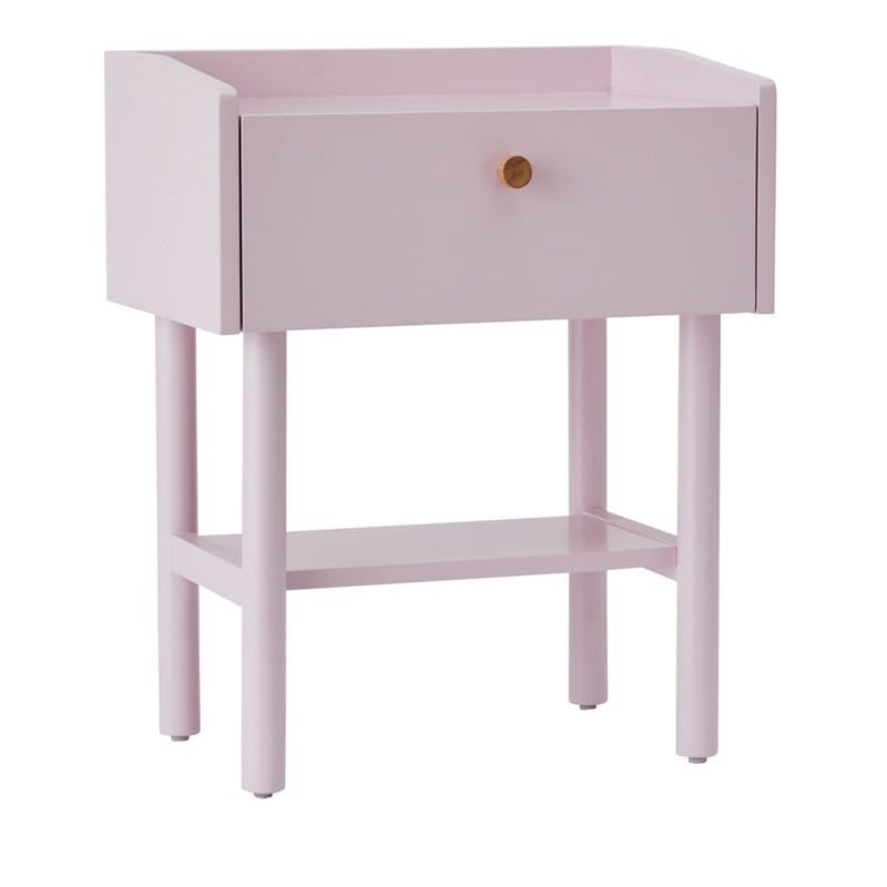 Chester Rose Pink 1 Drawer Side Table