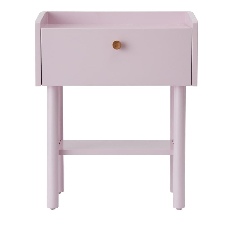Chester Rose Pink 1 Drawer Side Table