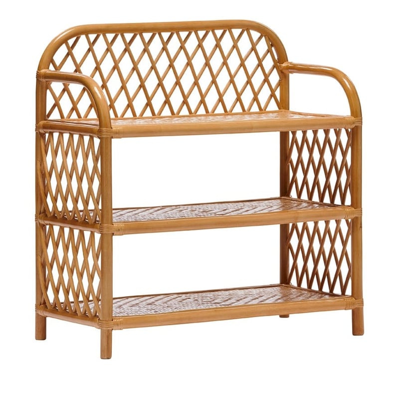Kobie Rattan Honey Bookshelf