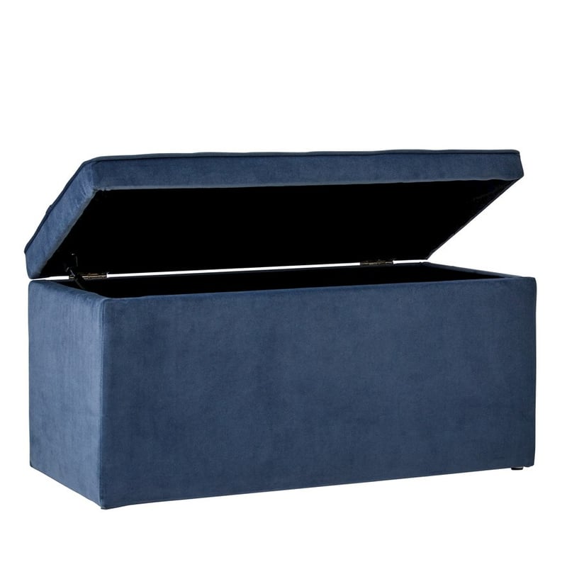 Emerson Blue Blanket Box