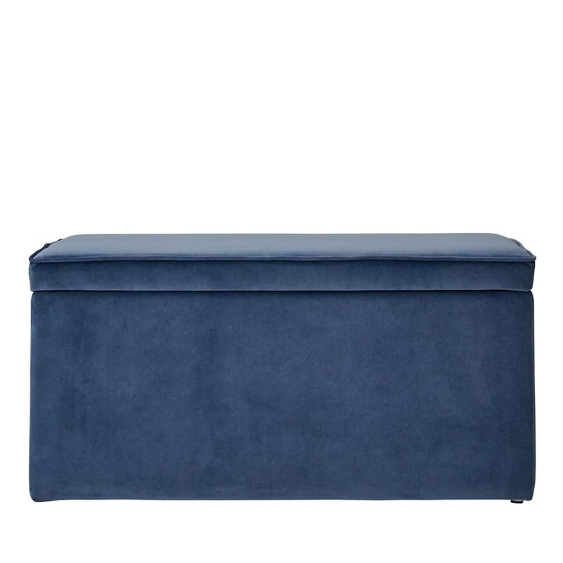 Emerson Blue Blanket Box