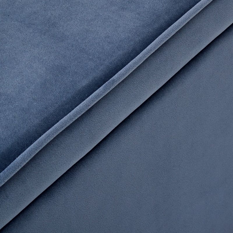 Emerson Blue Blanket Box