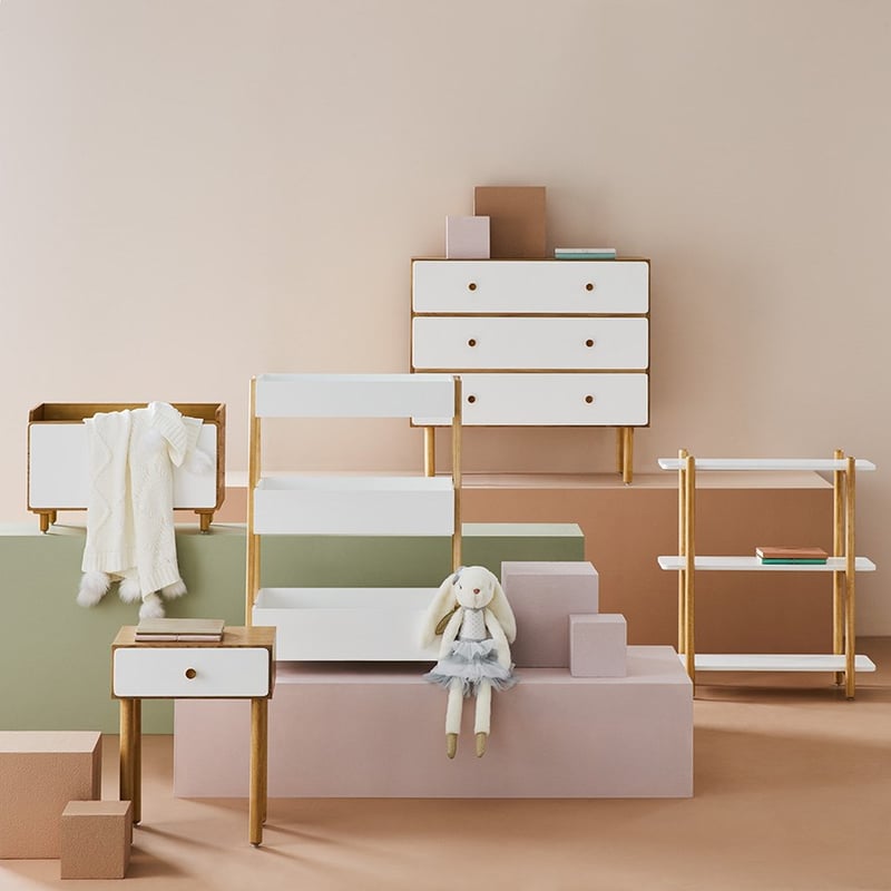 Hunter White Toy Box