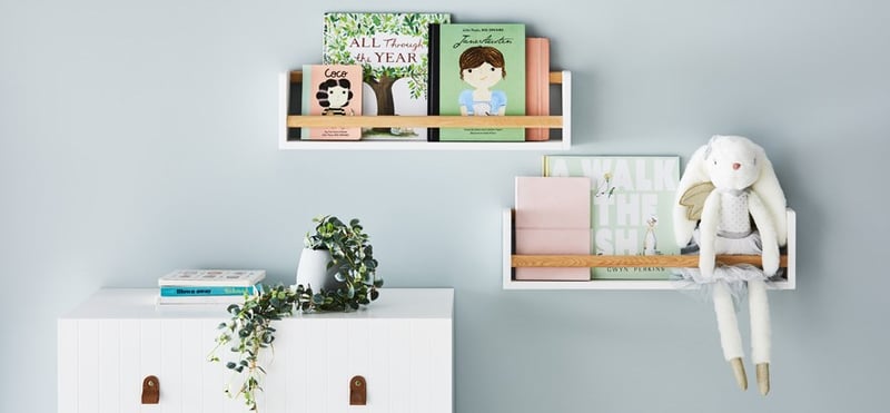 Ascot Wall Book Shelf Pack of 2