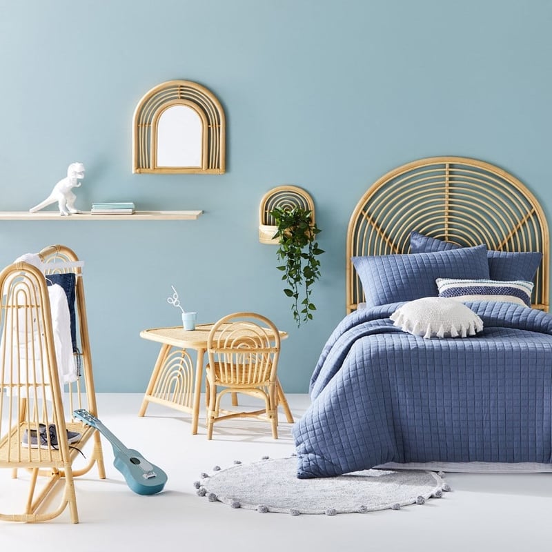 Brighton Natural Rattan Clothes Rack 