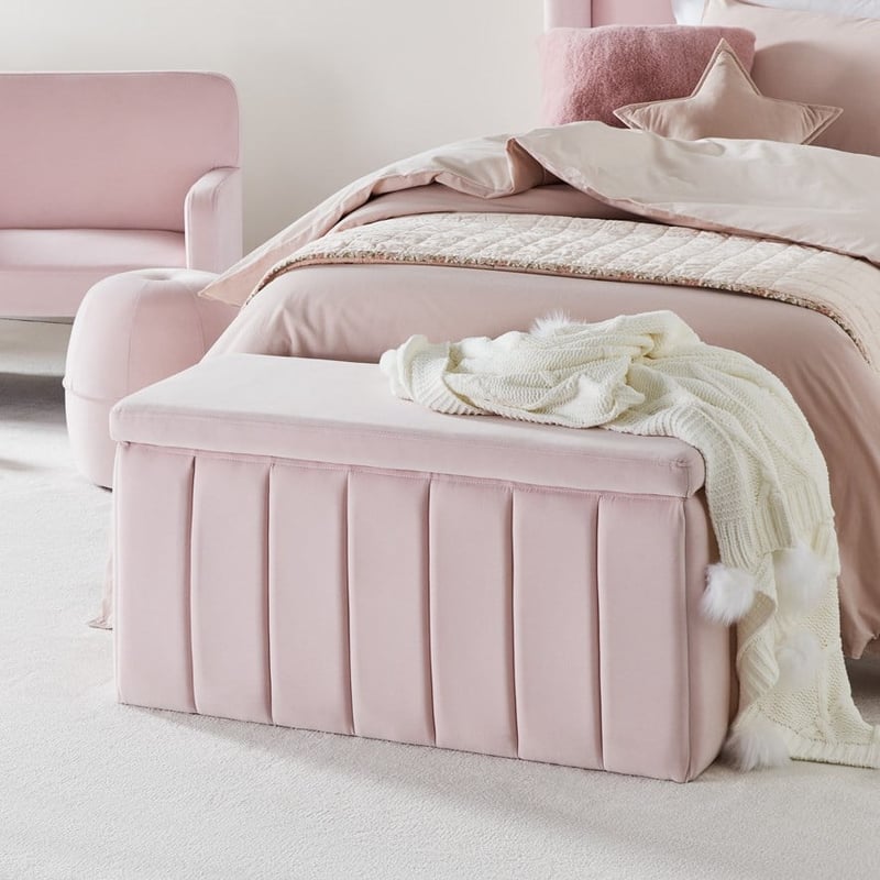 Aspen Pink Blanket Box