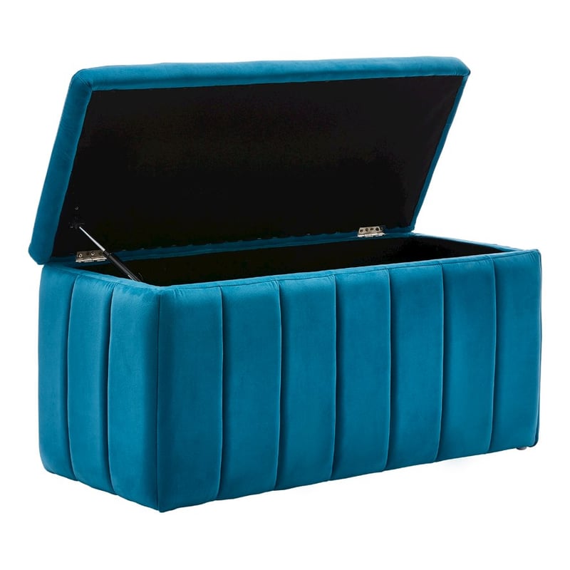 Aspen Ocean Blue Blanket Box
