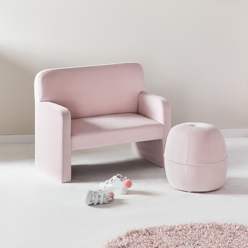 Aspen Pink Ottoman
