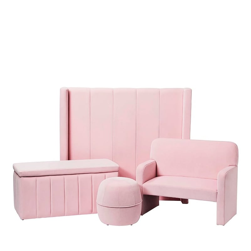 Aspen Pink Sofa