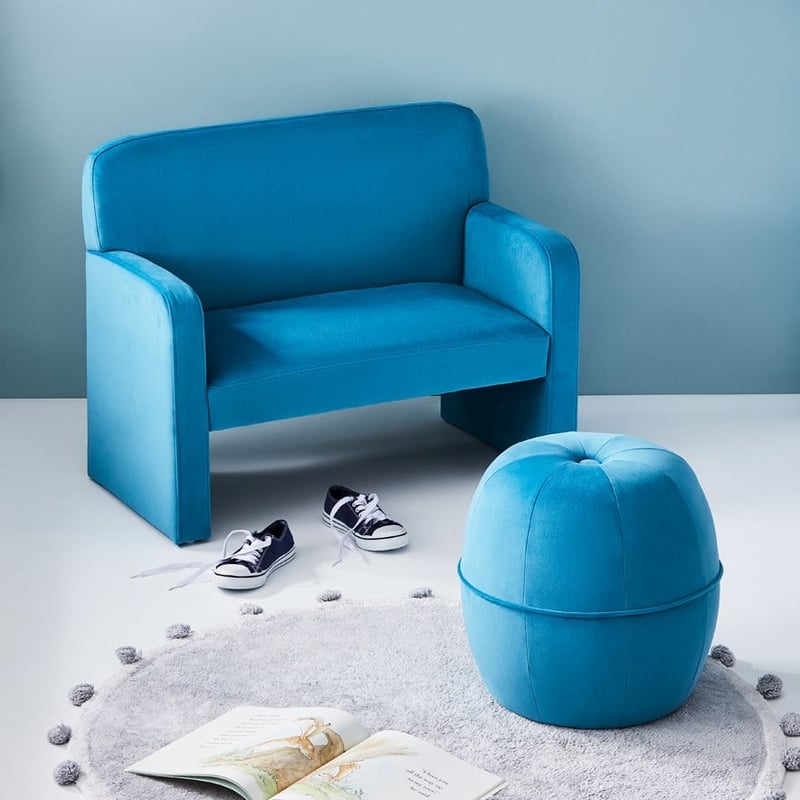 Aspen Ocean Blue Sofa