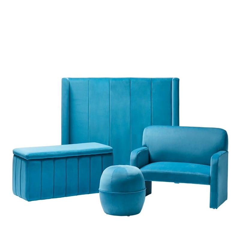 Aspen Ocean Blue Sofa