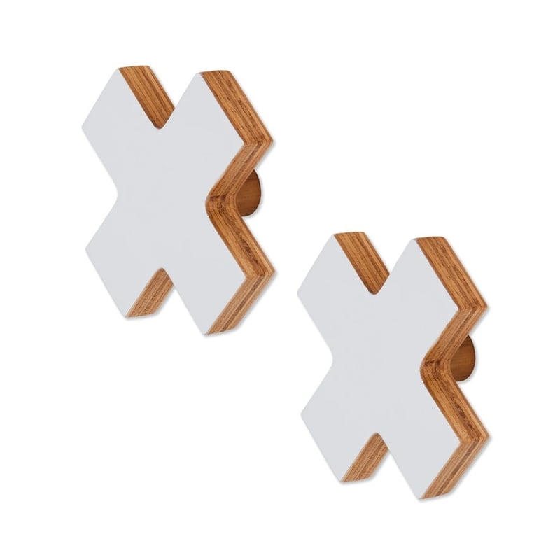 Wall Hook White Cross