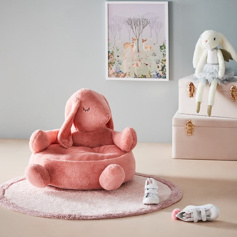 Animal Pink Bunny Cuddle Chair