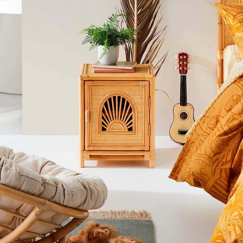 Byron Rattan Natural Side Table