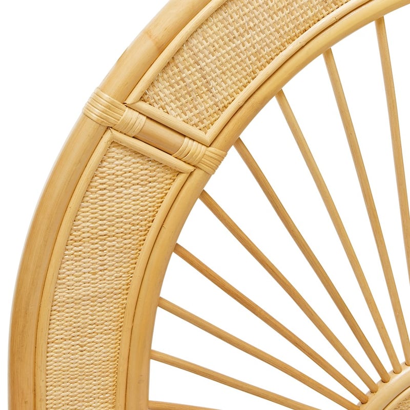 Byron Natural Rattan Bedhead